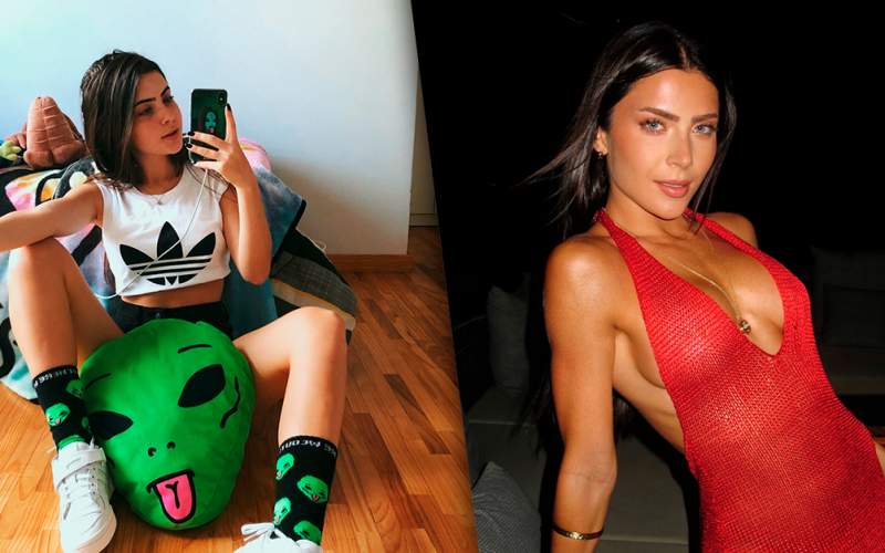 Jade Picon e Alane Dias mostram flexibilidade em treino