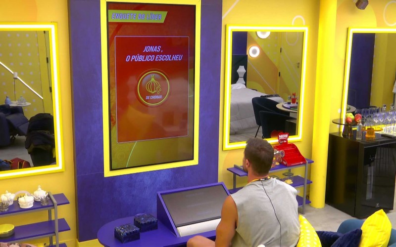 Jonas Sulzbach recebe resultado da Enquete do Líder no BBB 26