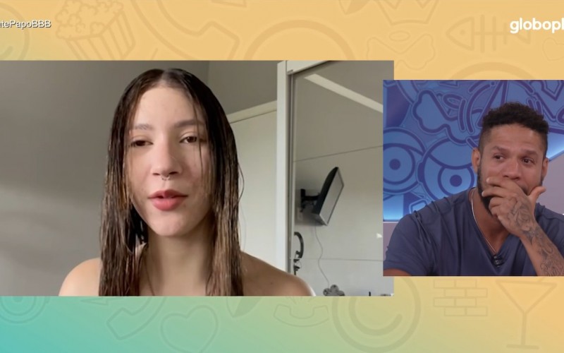 Juninho chora ao rever a filha e receber recado; veja