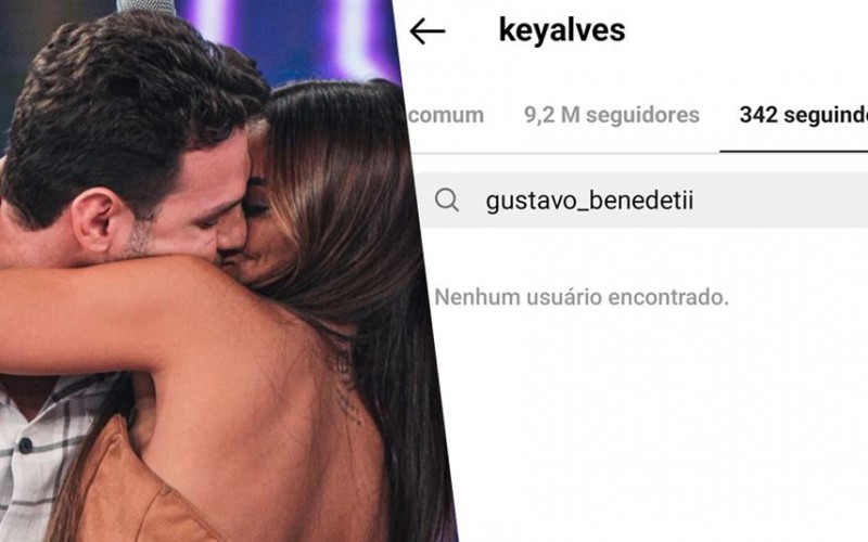 Key Alves deixa de seguir Gustavo nas redes sociais
