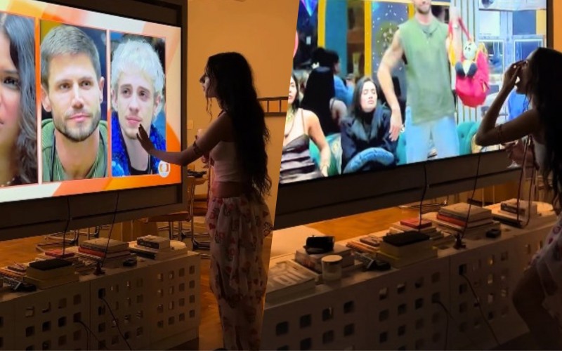 Marina Sena reage à permanência de Juliano Floss no BBB 26