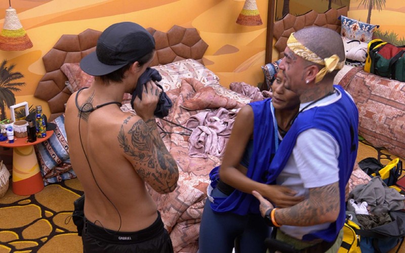 MC Guimê chora após Prova do Anjo e Lexa se declara