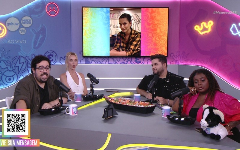 Mesacast BBB assiste vídeo de inscrição de Fernanda