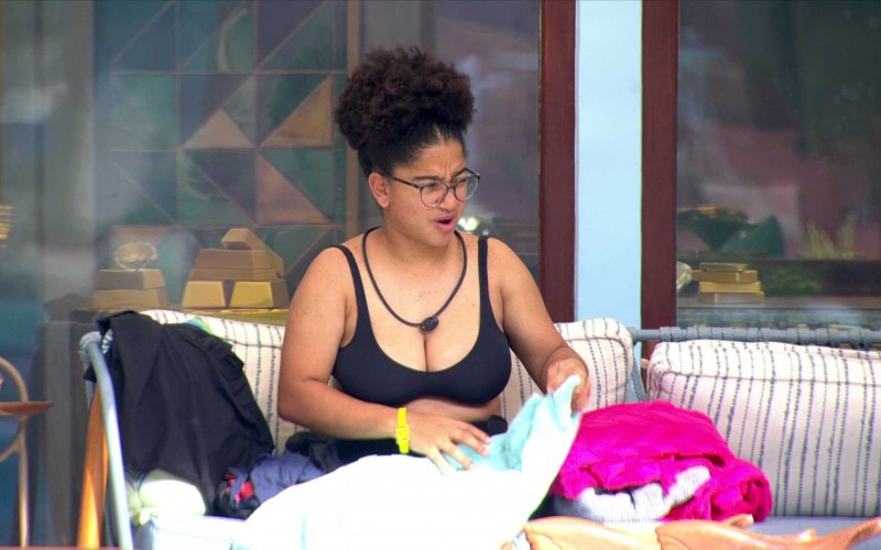 Milena lamenta situação com Samira no BBB 26: 