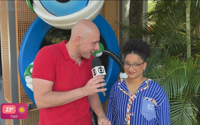 Milena, vice-campeã do BBB 26, toma café com Ana Maria Braga