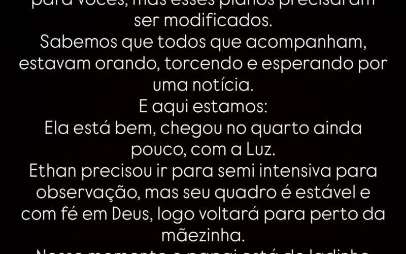 Nascem os filhos gêmeos da ex-BBB Paulinha Leitte; um dos bebês está na semi-intensiva