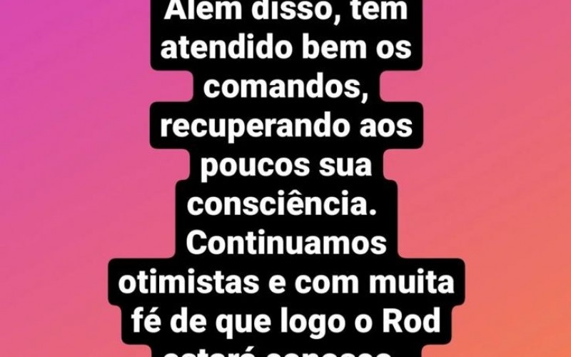 Rodrigo, do BBB 22, inicia processo de extubação e está recuperando a consciência aos poucos, diz irmão