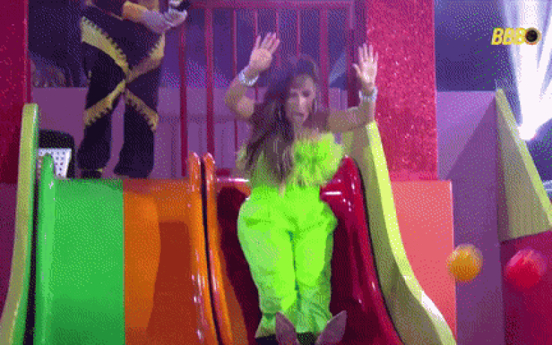 Simone Mendes se diverte em tobogã ao encerrar show no BBB 26