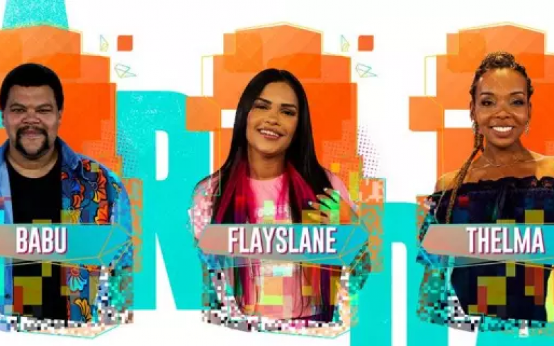 Enquete BBB: Thelma, Flay e Babu estão no paredão. Vote em quem deve sair!