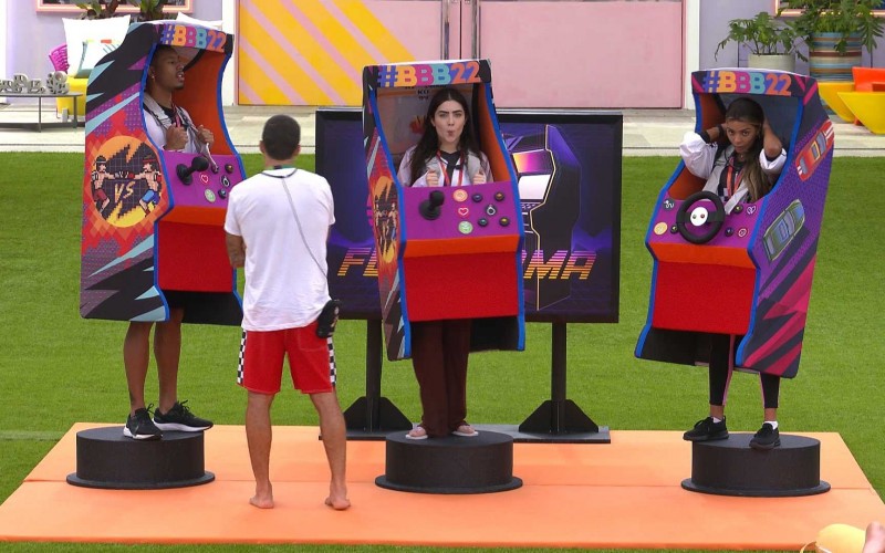 Trio de Monstros do BBB 22 cumpre primeiro castigo da semana