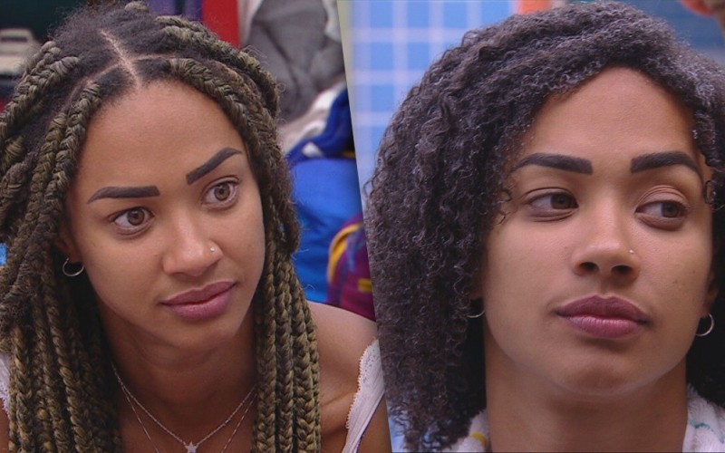 Vilma reage à mudança de visual de Aline no BBB 25: 