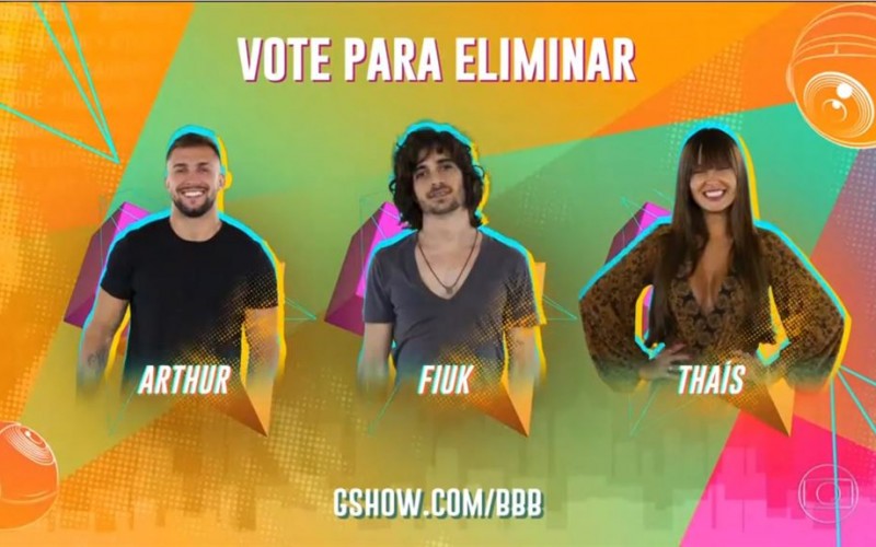 Enquete BBB21: Arthur, Fiuk e Thaís estão no paredão; vote e saiba quem sai