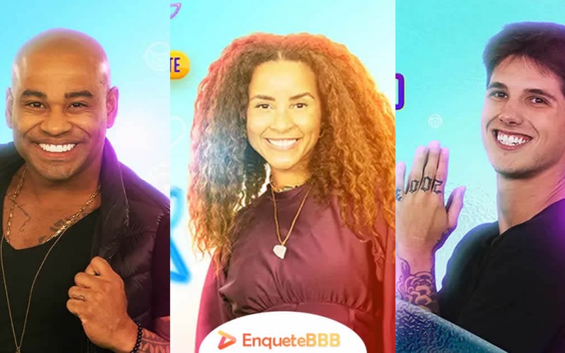 ENQUETE BBB23: Cezar, Domitila e Gabriel, quem deve ser eliminado(a)?