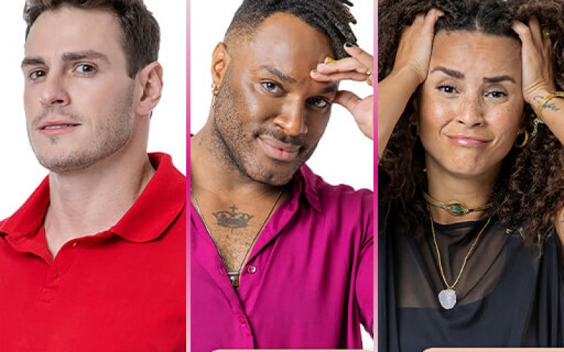 ENQUETE BBB23: Gustavo, Fred Nicácio ou Domitila, quem deve ser eliminado(a)?