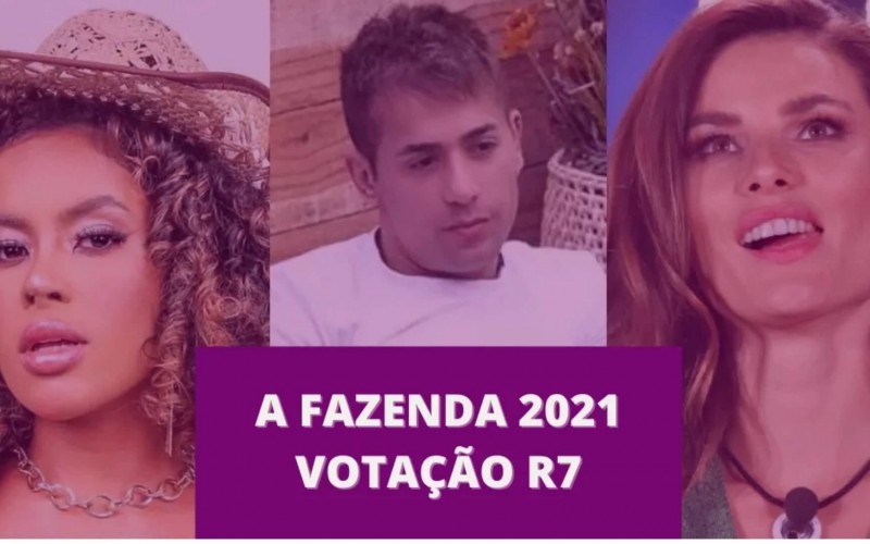Votação R7 + Enquete A Fazenda 2021: quem fica na 8ª Roça? Day, Sthe ou Tiago? (11/11)