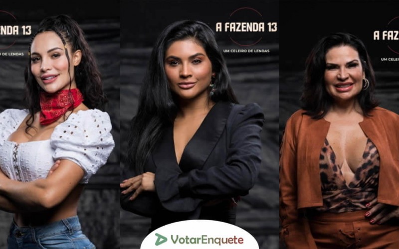 Enquete Tá Na Roça A Fazenda 13: Aline x Mileide x Solange Quem Fica?