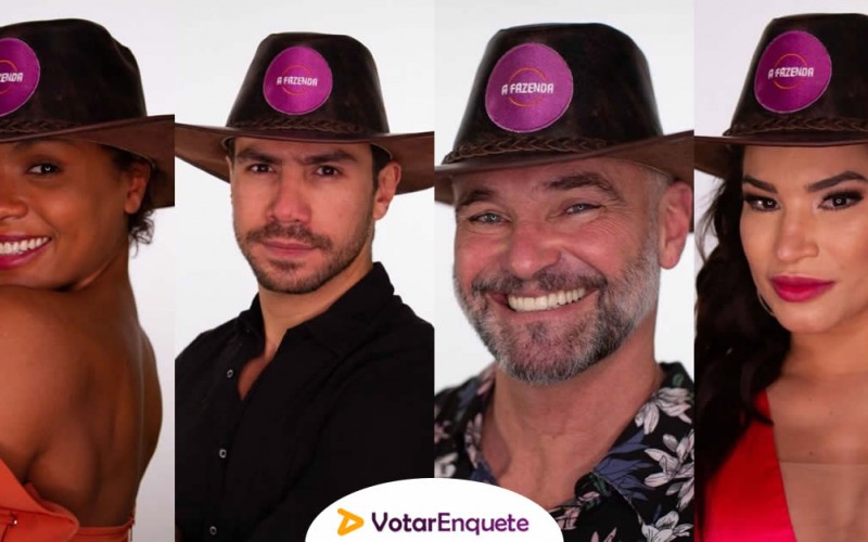Lidi , Mariano, Mateus ou Raissa? Quem você quer que fique em A Fazenda?