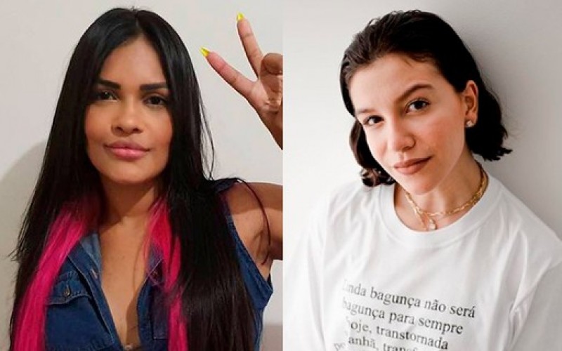 BBB20 -Eliminada Flayslane se emociona com convite de Priscilla Alcântara  para cantar com ela