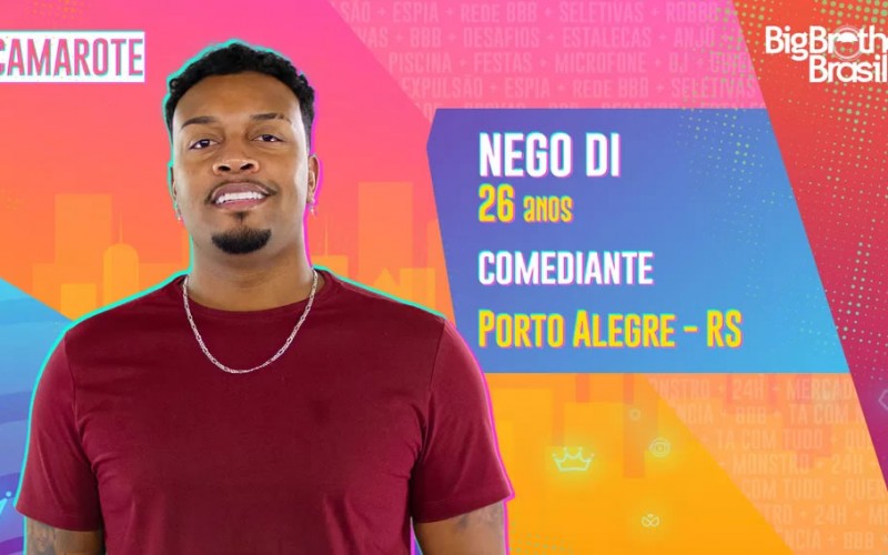 Nego Di é participante do BBB21; conheça!