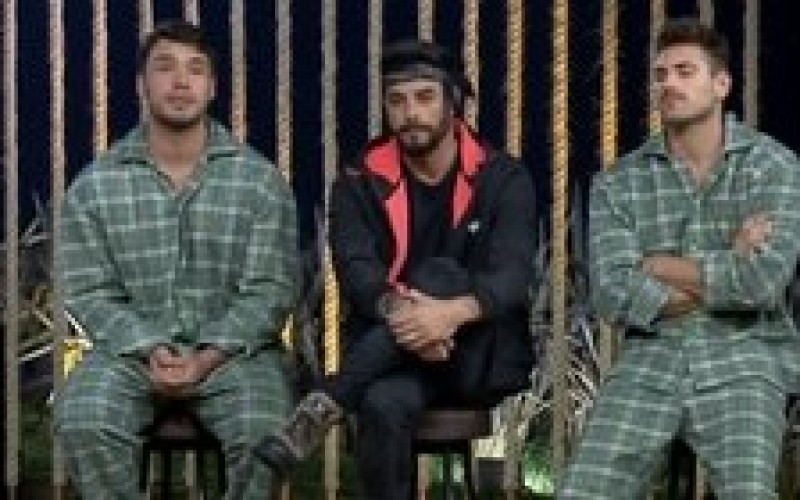 Guilherme, Diego Grossi e Lucas estão na oitava Roça da temporada