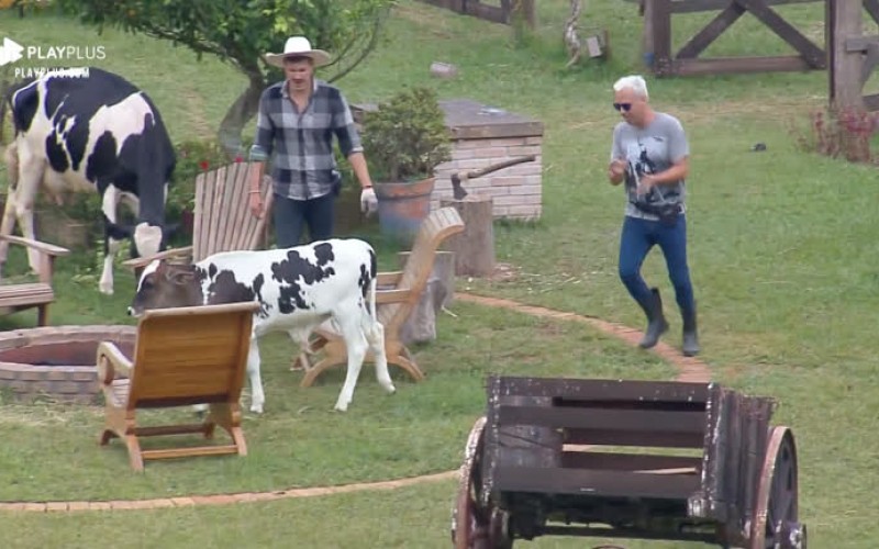 Guilherme Leão e Viny Vieira tomam verdadeiro olé de bezerro