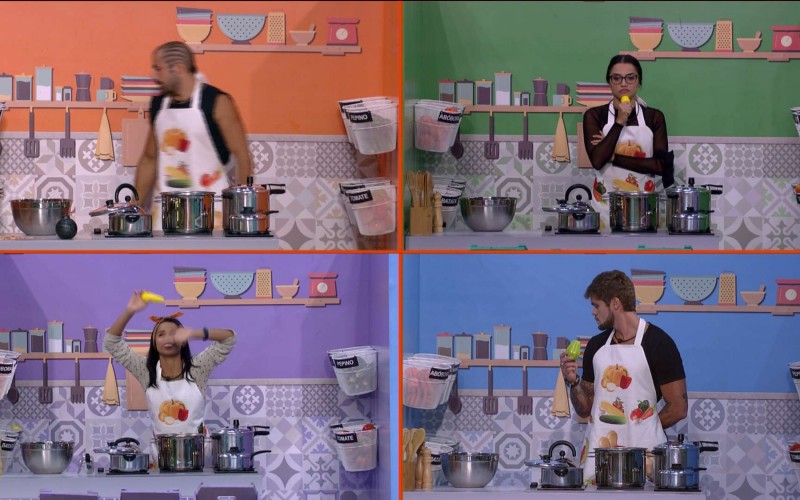 Prova do Líder Cozinha Explosiva: Kaysar é eliminado