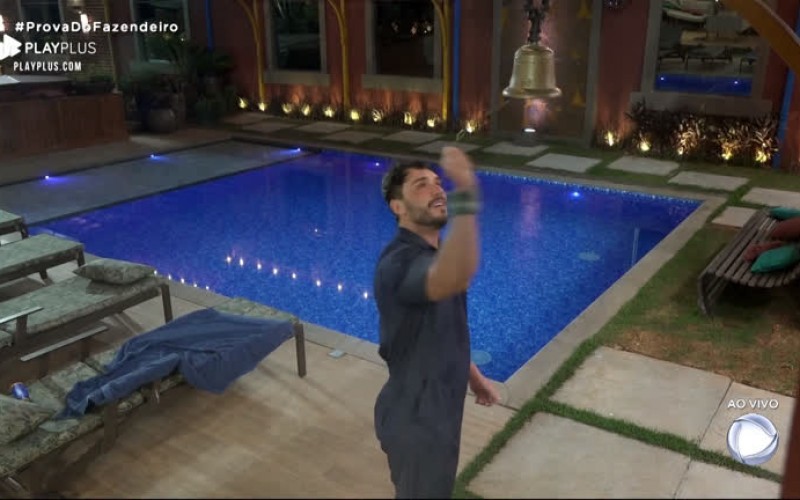 Lucas Viana quebra sino ao avisar que é o novo Fazendeiro