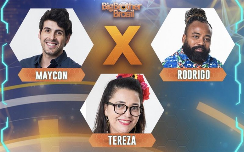 Maycon, Rodrigo e Tereza estão no quinto Paredão do BBB19
