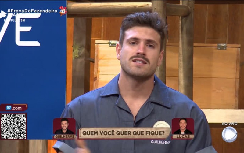 Na Roça, Lucas e Guilherme pedem votos para ficar no programa