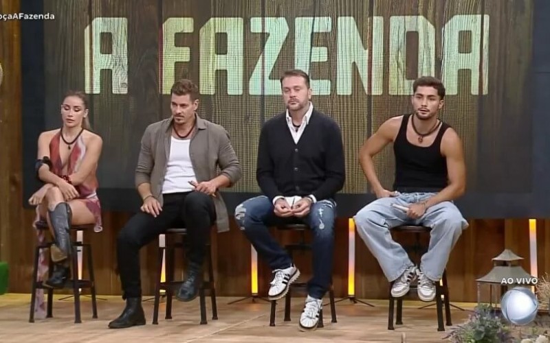 A Fazenda 16: Babi, Sacha, Albert e Gui estão na nona roça
