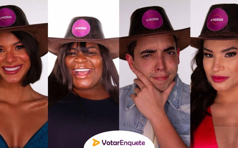 Quem deve sair de A Fazenda 12: Jakelyne, Jojo, Lucas ou Raissa? Vote na enquete