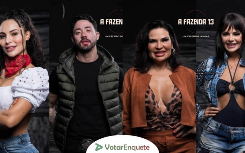 Quem está na roça a Fazenda 2021: Aline, Rico, Valentina e Solange