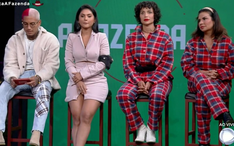 Quem está na roça a Fazenda 2021: Dynho, Mileide, Aline e Solange