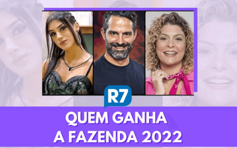 R7 A Fazenda + votação enquete final: quem ganha? Porcentagem atualizada