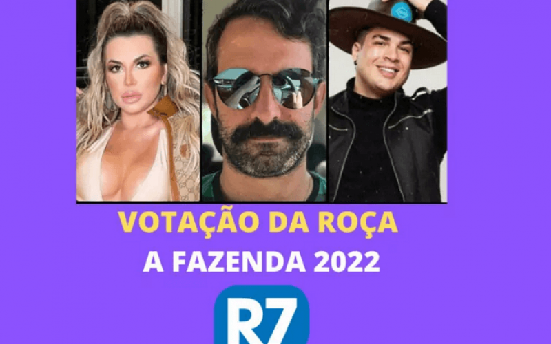 R7 votação da Fazenda 2022 + enquete quem sai hoje (03/11)