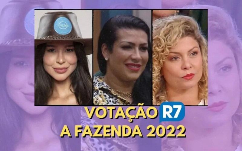 R7 votação da Fazenda 2022 + enquete quem sai hoje (24/11)
