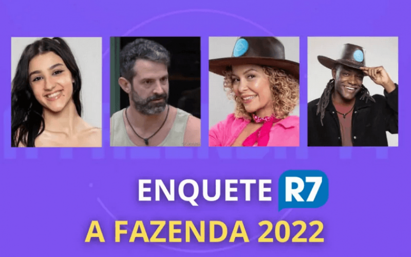 R7 votação da Fazenda 2022 + enquete quem sai na última roça