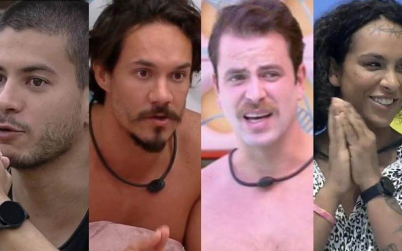 Resultado parcial da Enquete BBB22, paredão falso (05/04) formado, quem ganha?