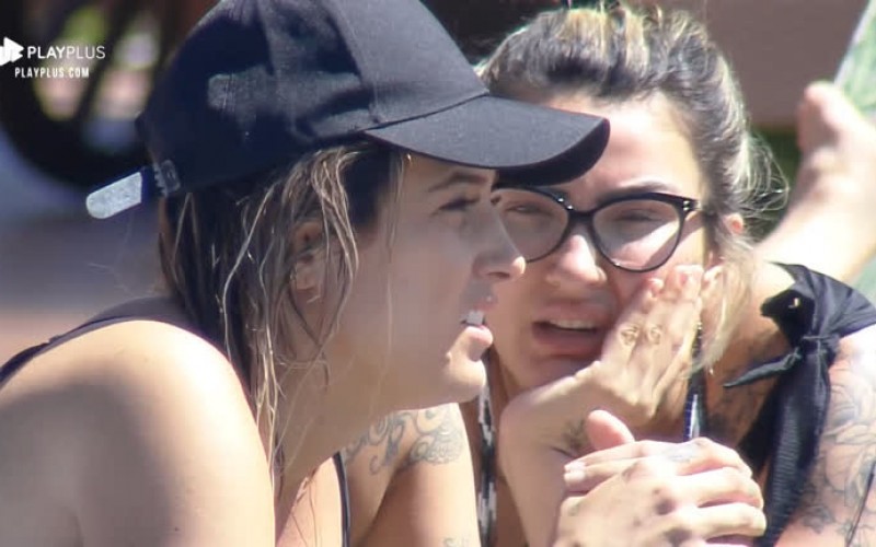 Tati Dias acha que Bifão tem ciúme dela com Guilherme Leão