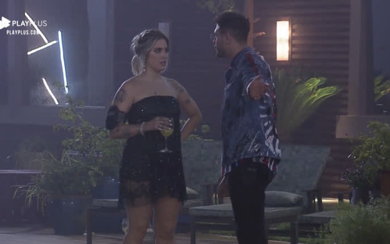 Tati e Gui brigam durante festa, ex-peoa ficou com ciúmes de Bifão