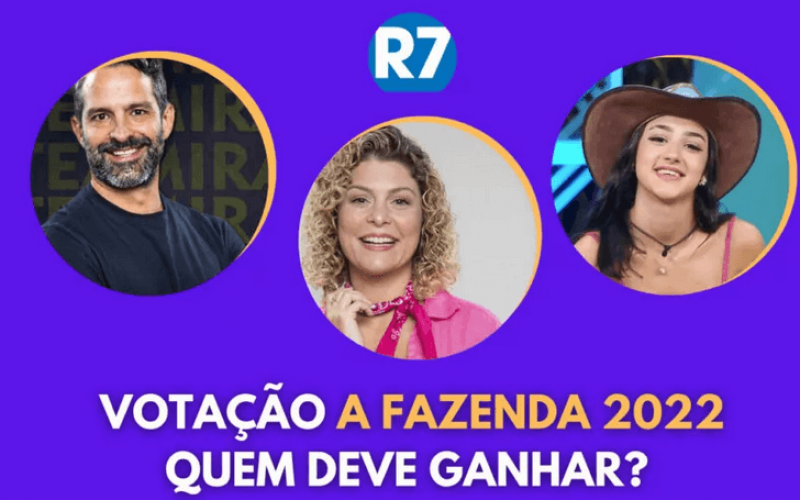 R7 votação da Fazenda 2022 + enquete quem ganha o reality?