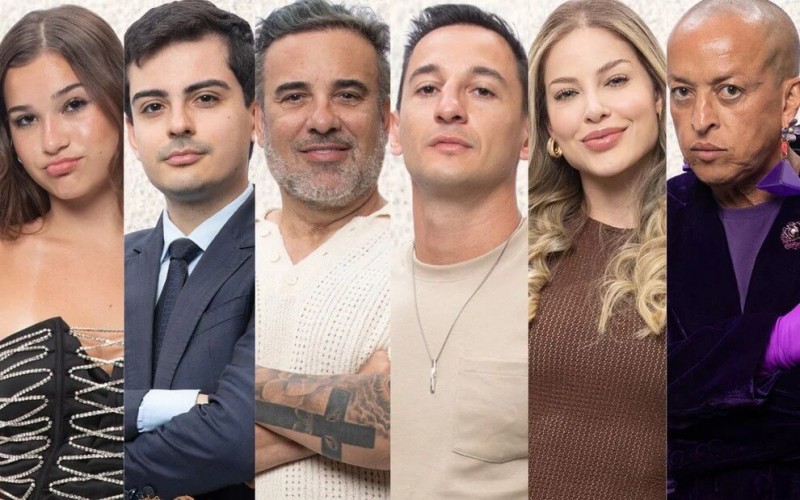 Votar A Fazenda: Duda, Dudu, Fabiano, Mesquita, Saory e Walério estão na roça
