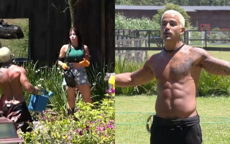 Jaque e Yuri trocam acusações em briga debochada