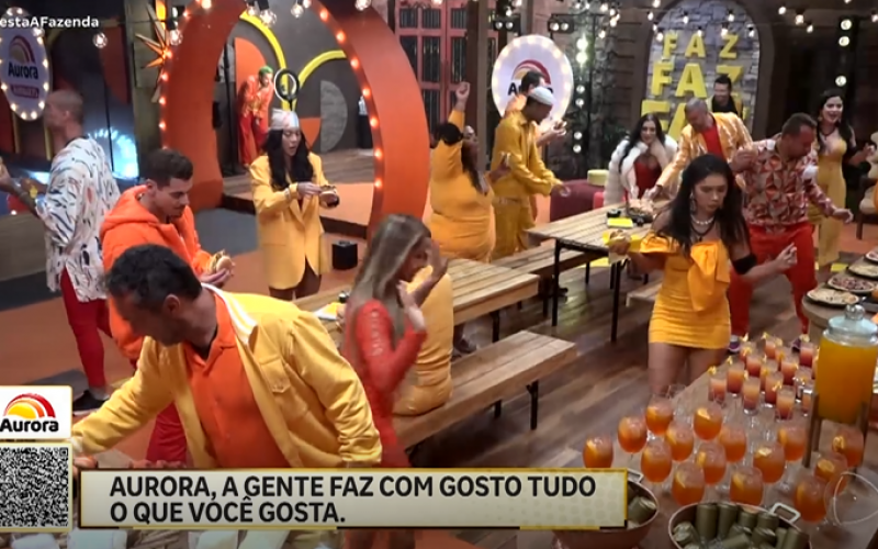 Aurora prepara banquete recheado de diversão
