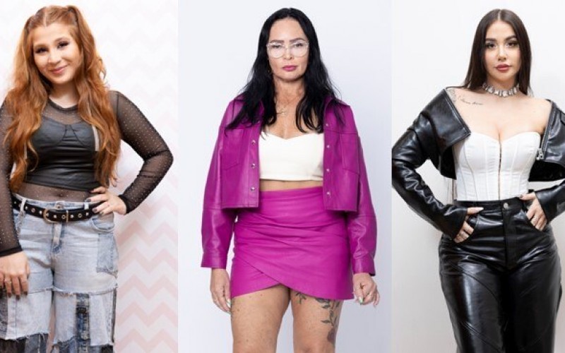 Giulia, Sandra e Vic disputam a Prova da Virada